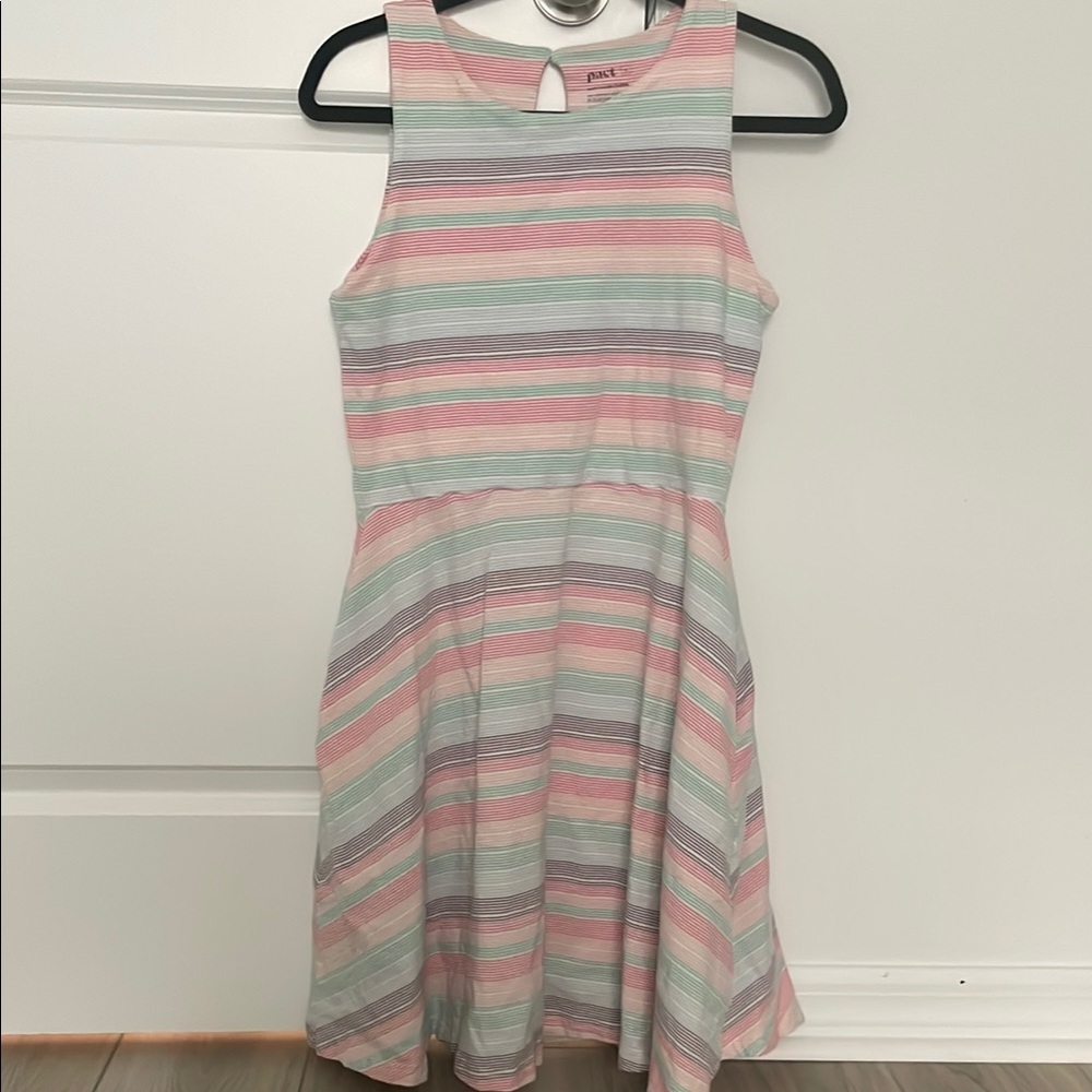 Pact Multicolor Striped Dress
